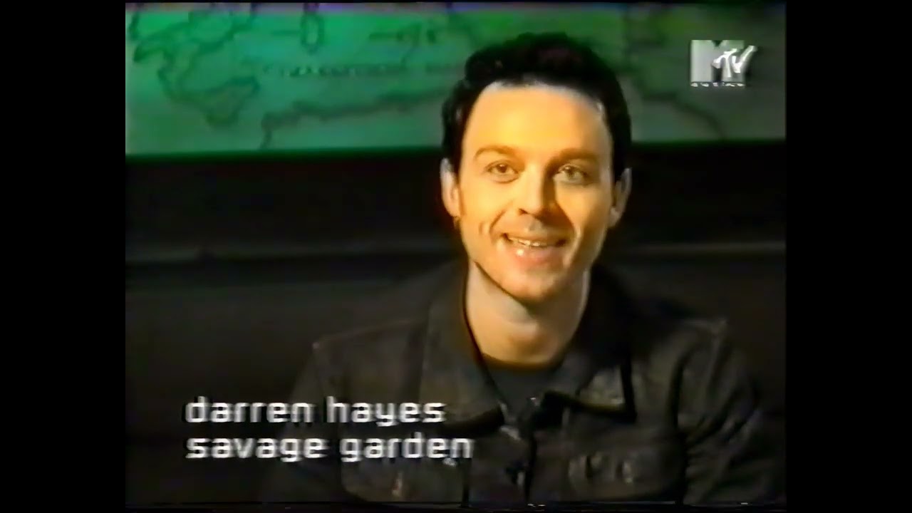 Savage Garden - MTV clips - Darren on fame, touring and making a heart sign during Affirmation