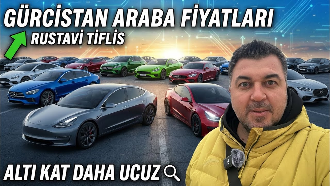 Tiflis'teki Dev Araba Pazarında Fiyatlara İnanamadım! Kafkas Oto Pazarı