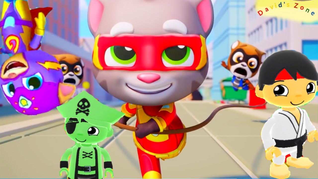 Tag with Ryan with Talking Tom Hero Dash - Talking Ginger and Ghost Pirate Ryan