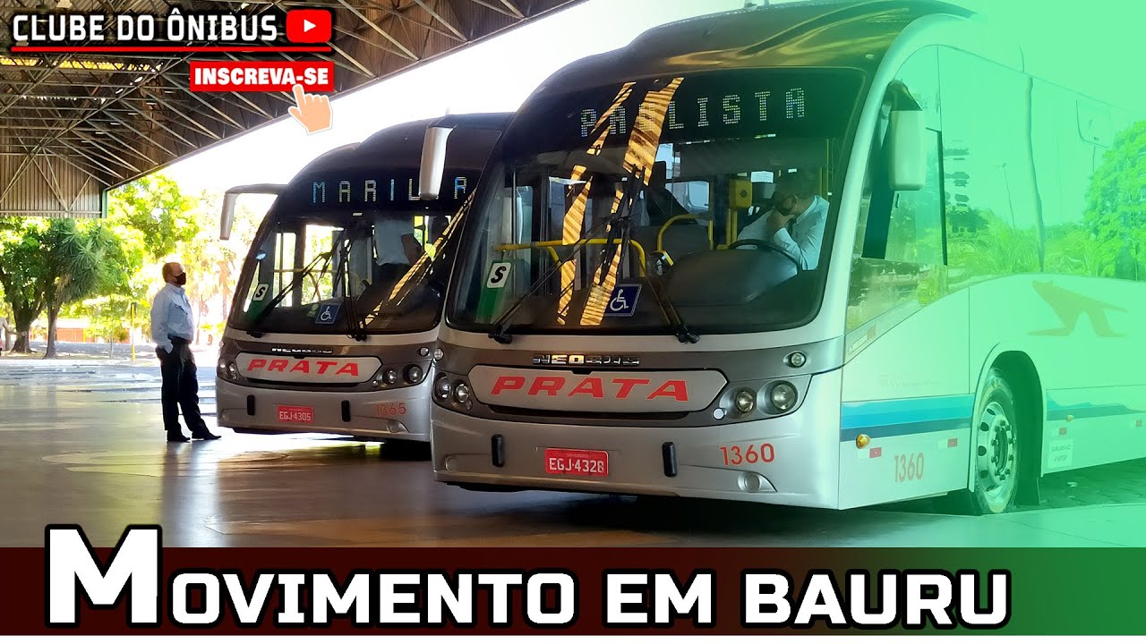 TERMINAL RODOVIÁRIO DE BAURU - EXPRESSO DE PRATA DOMINA O TRECHO