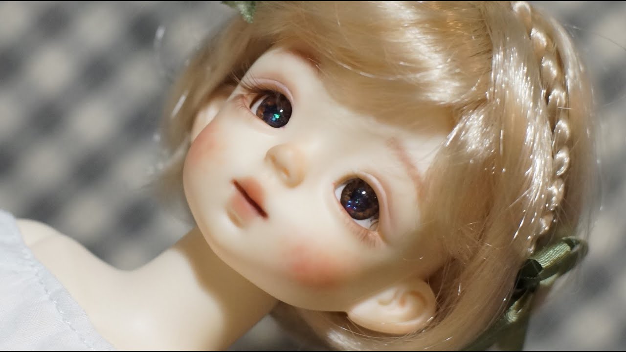 My First Bjd Doll Faceup!! 🌹 - Bjd Recast Faceup - Meet Kiki! 💖