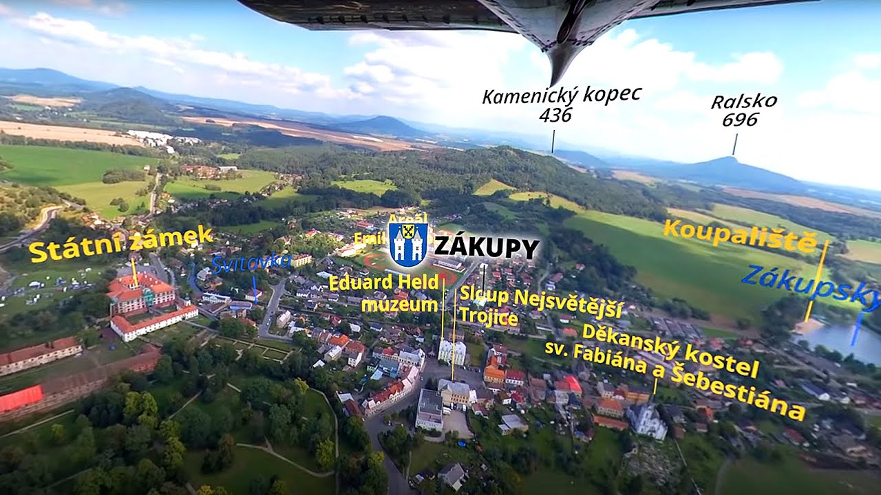 360° videomapa Českolipsko – Máchův kraj z nebe, díl 5/5. Za malým kouskem císařské Vídně