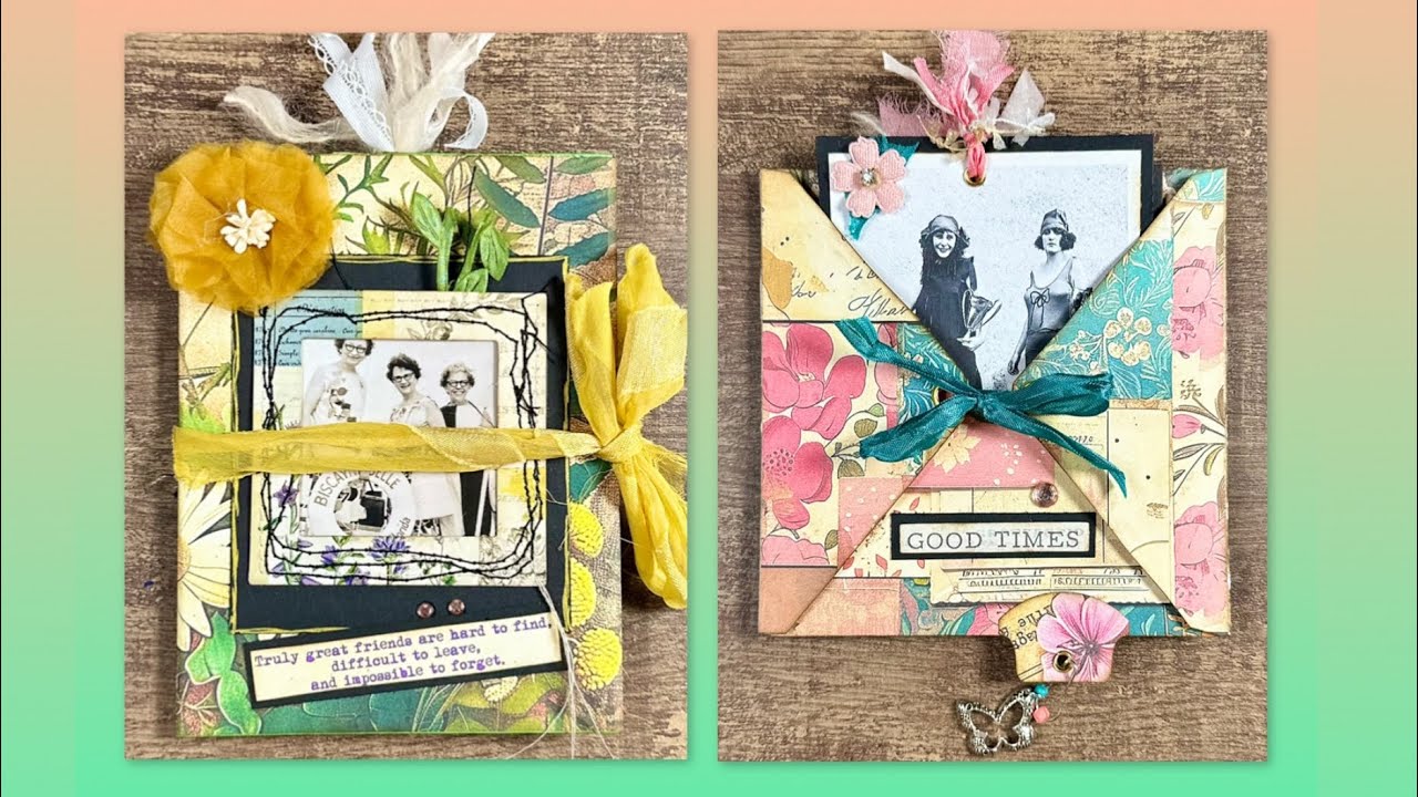 💝Altered Envelopes 👉🏼 2 ways