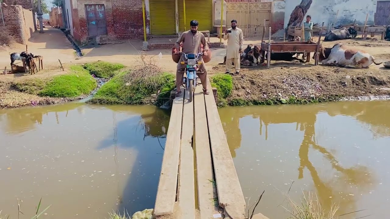 Dangerous Bridge in Our Village 😱 | جان لیوا پل
