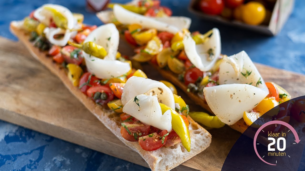 Gegrilde inktvis met tomatensalsa | Klaar in 20 minuten