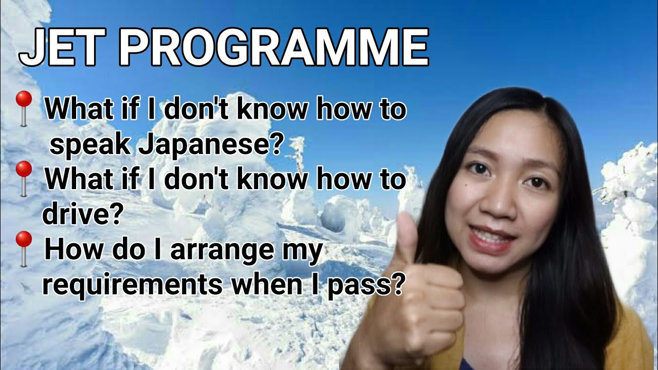 QUESTIONS ABOUT DRIVING, JP LANGUAGE SKILL, ARRANGEMENT OF RQS/ JET PROGRAMME PHILIPPINES 2023