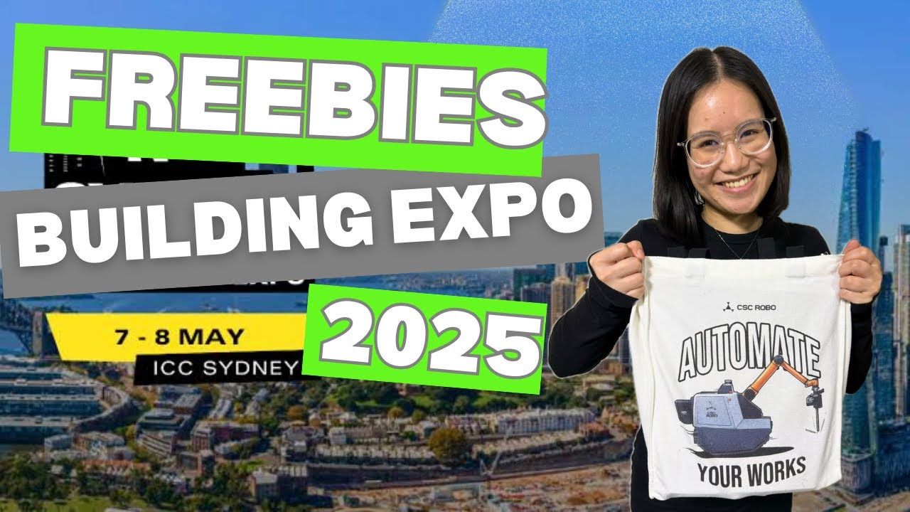 TONS Of Freebies From Sydney's Building EXPO 2025!