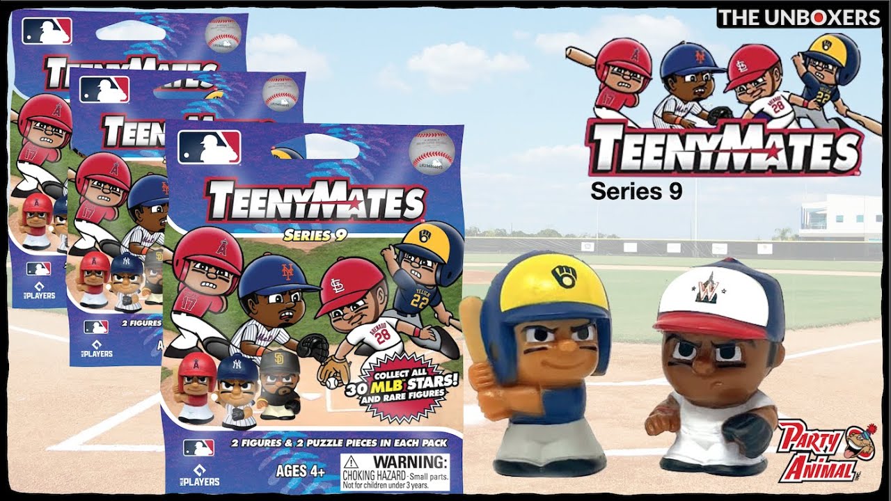 TeenyMates 2022 MLB Baseball Series 9 Mini Figures by Party Animal