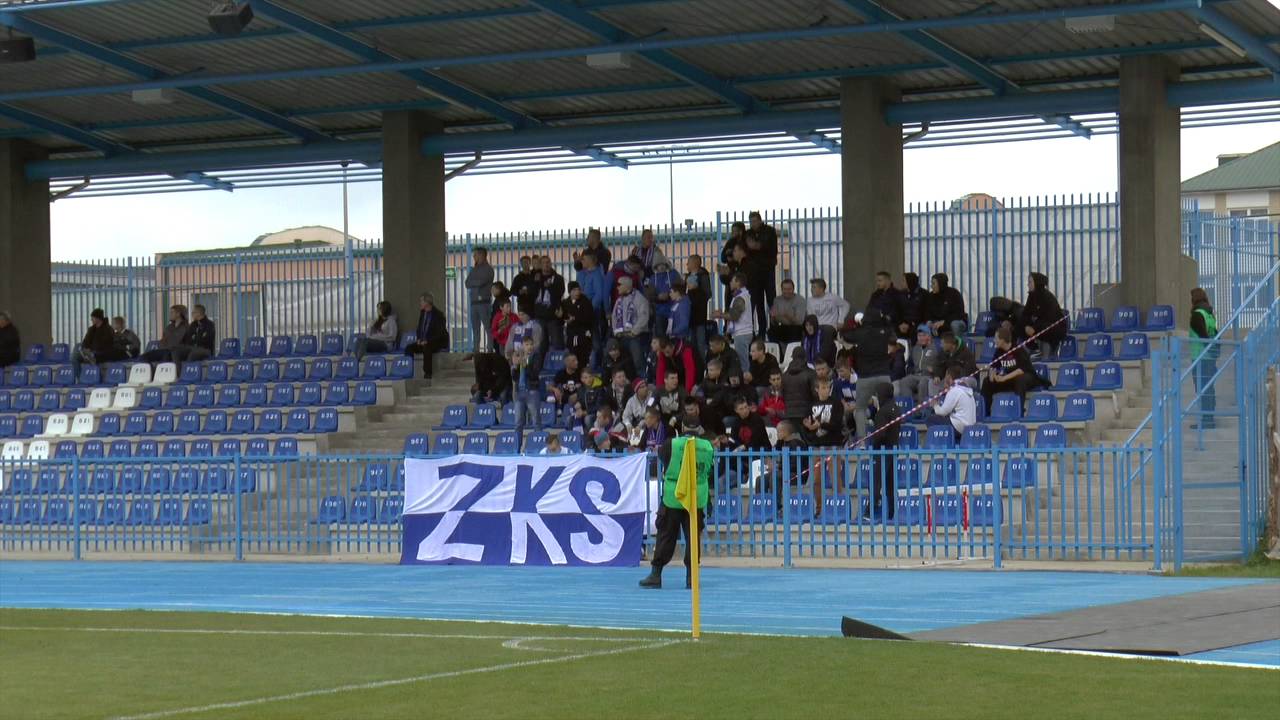 Doping kibiców Olimpii Zambrów