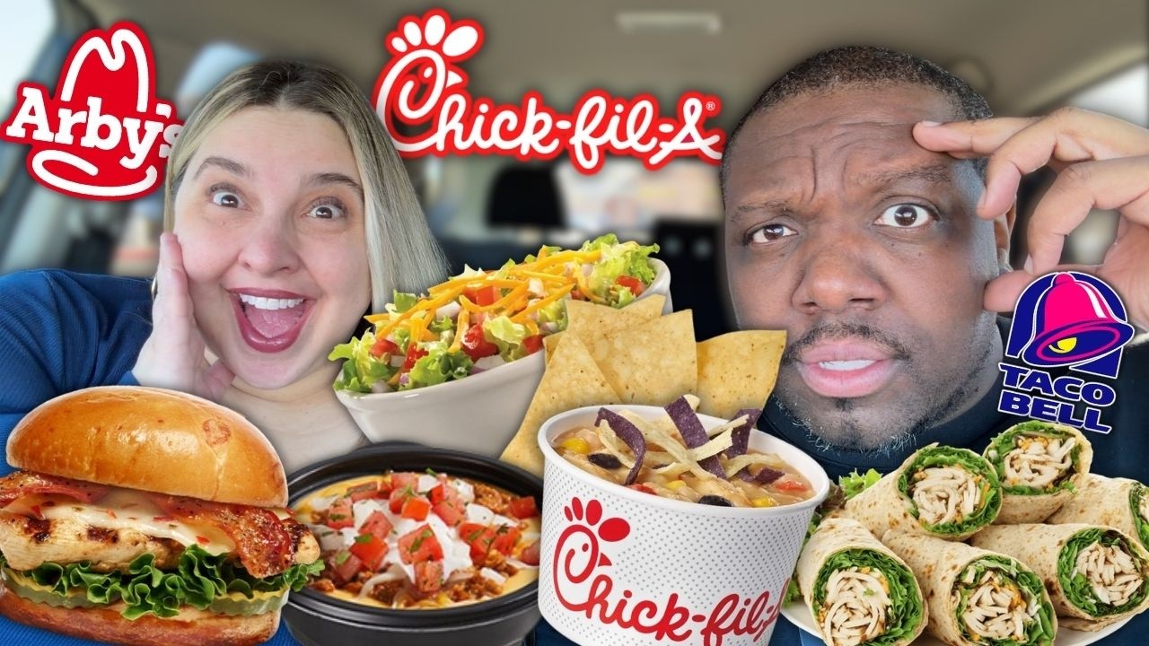 Eating Healthy FAST FOOD Items for 24 HOURS!