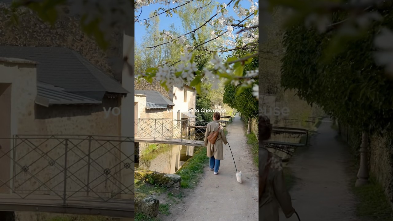 A quaint village only an hour outside of Paris! #paris #travel #explore #france #village #travelvlog