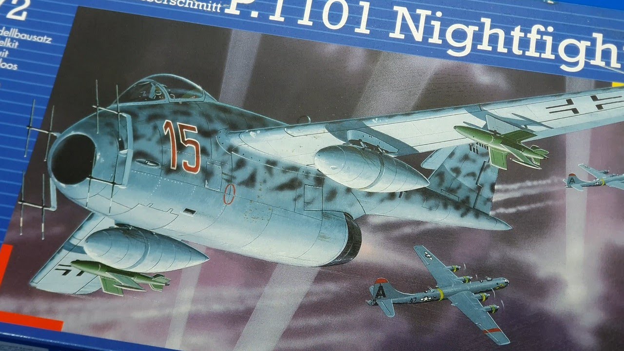 FULL VIDEO BUILD REVELL MESSERSCHMITT P.1101 NIGHTFIGHTER in 72nd scale