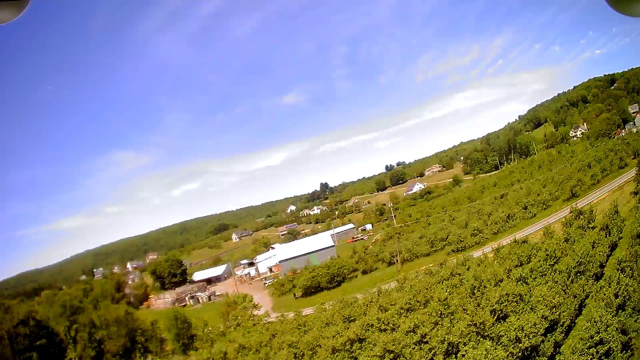 223 plattekill Rd Marlboro NY 12542 aerial video of 5 acre apple orchard