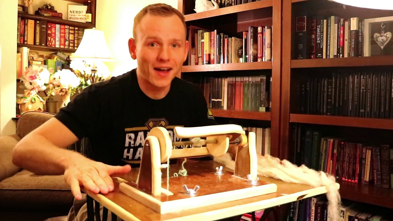 Treadle Spinning Wheel (from a Singer Sewing Machine)