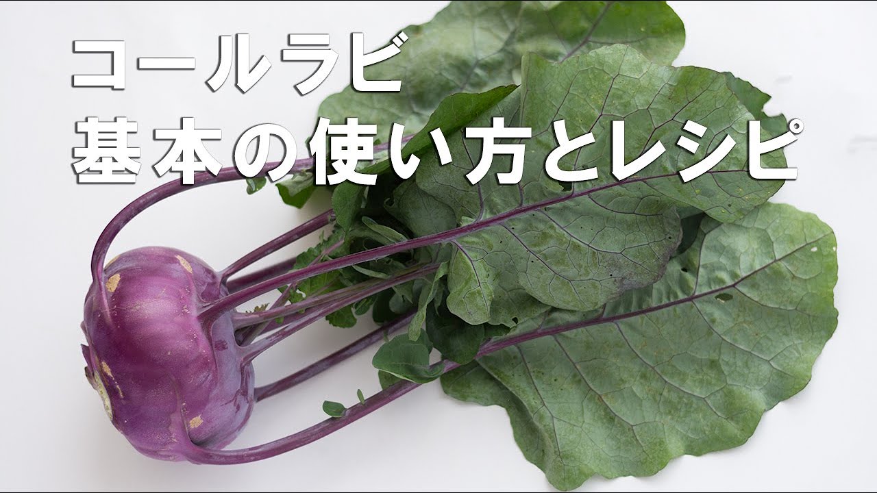 【コールラビ 基本の使い方とレシピ】野菜ソムリエプロがコールラビの正しい使い方を解説してコールラビのカルパッチョを実際に作っていきます。