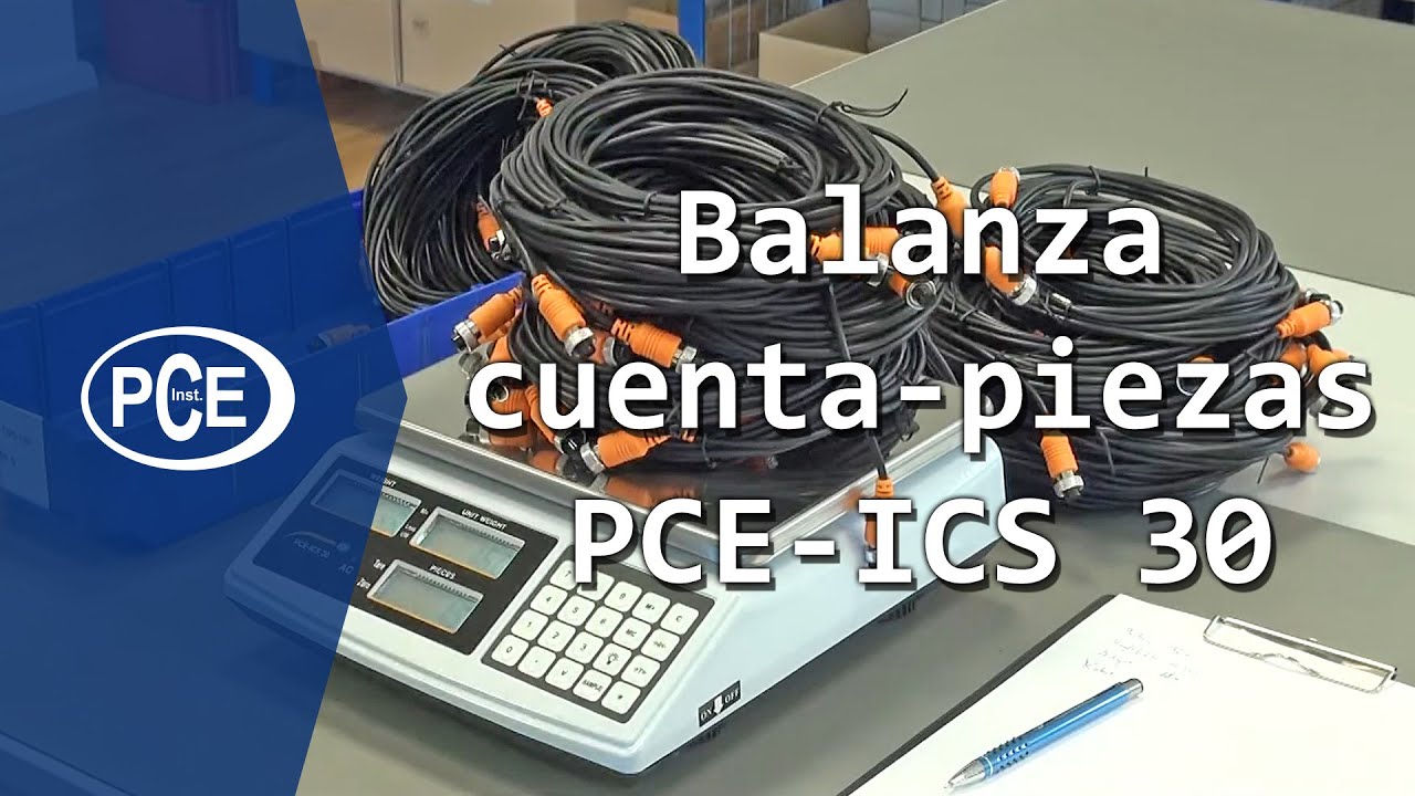 Aumente la productividad con la báscula contadora PCE-ICS 30 de #PCEInstruments