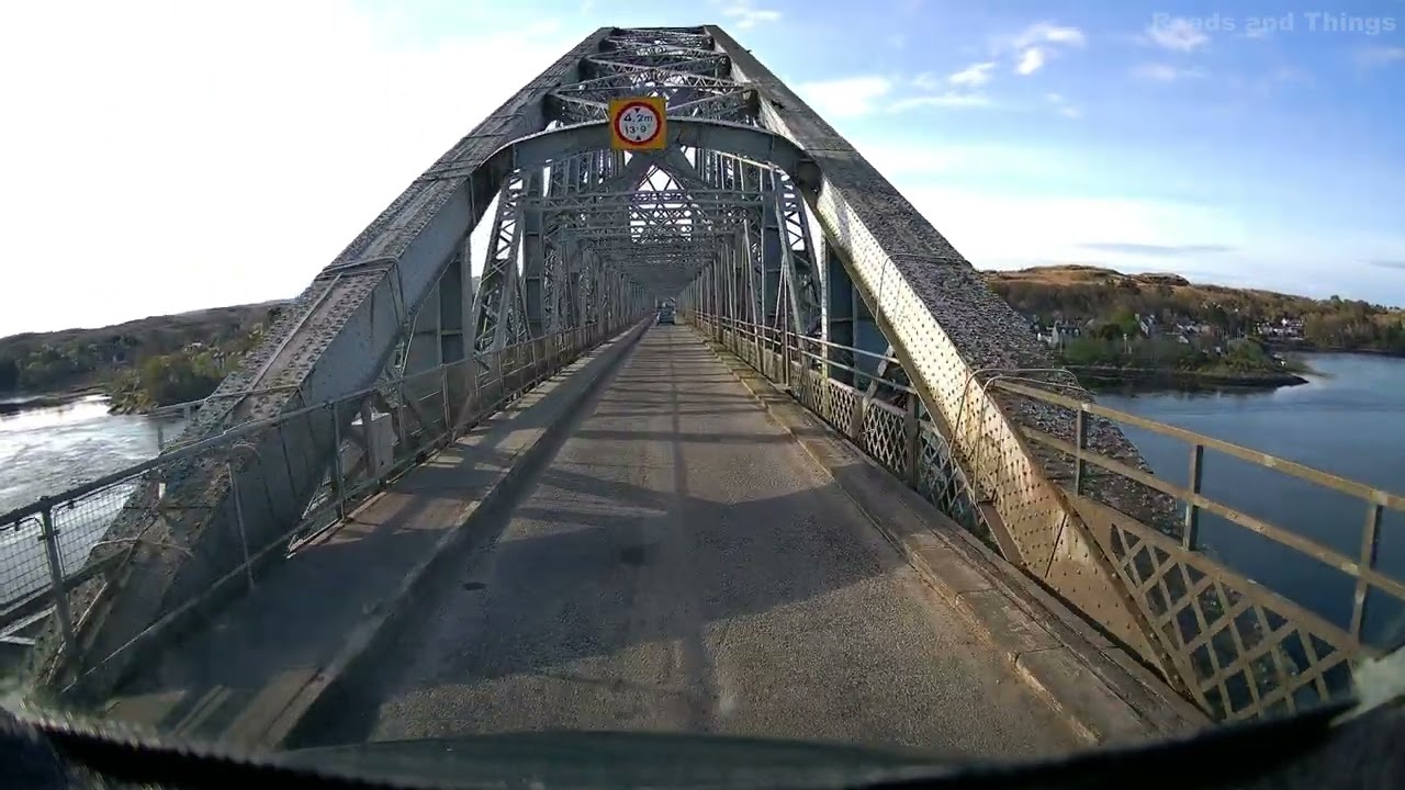 Connel Ferry Bridge & Connel, Argyll and Bute, Scotland, UK.