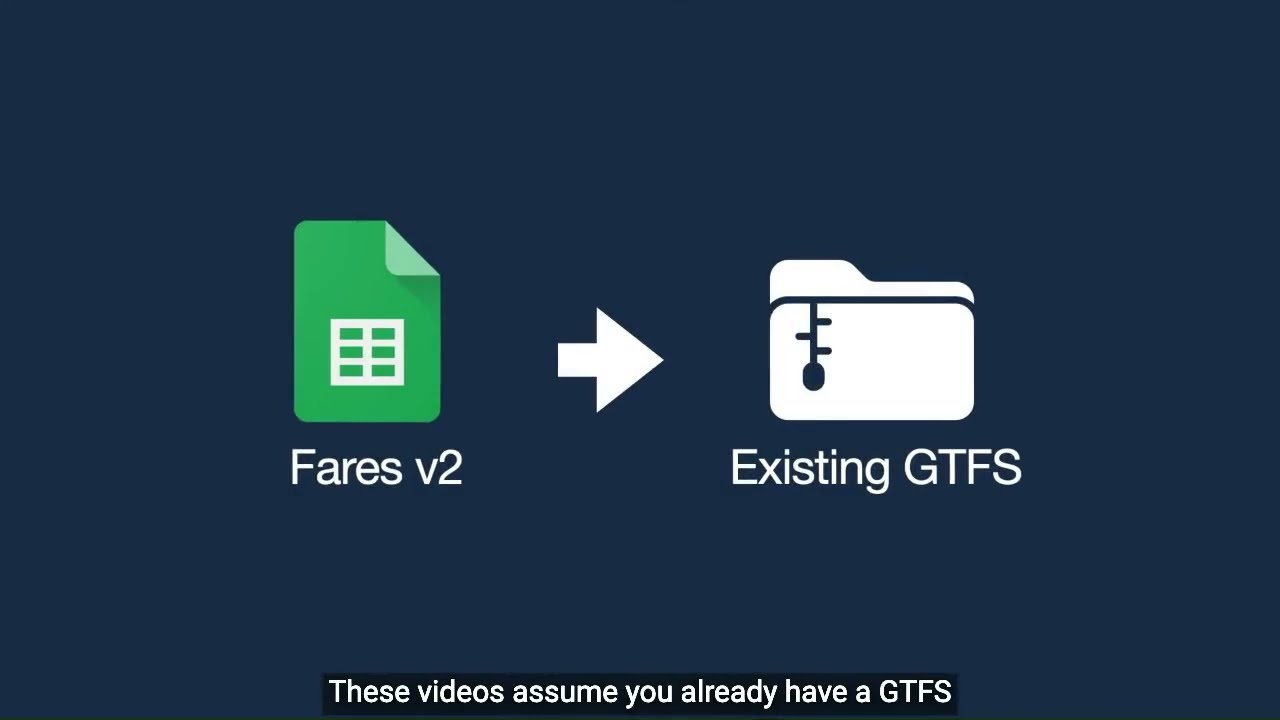 GTFS Fares v2: Exporting and Publishing