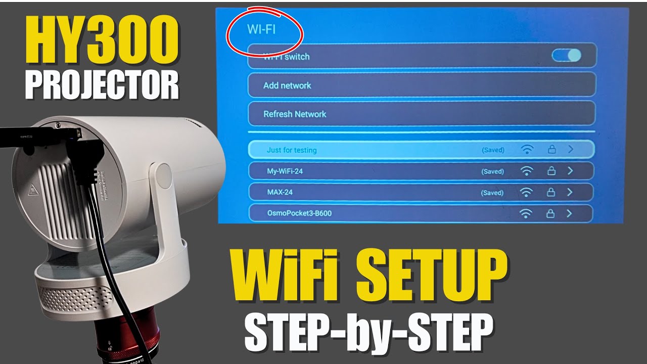 Как подключить проектор HY300 к WiFi — ЛЕГКАЯ ПОШАГОВАЯ ИНСТРУКЦИЯ