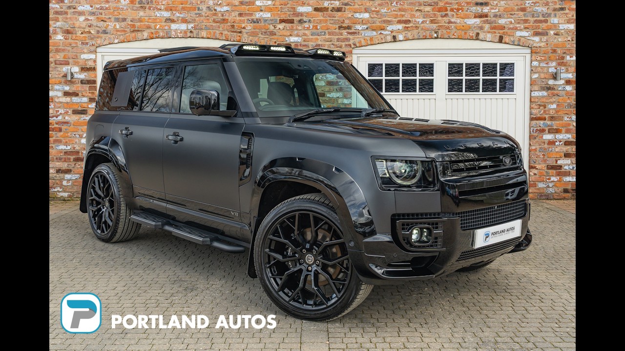 2023/23 LAND ROVER DEFENDER 110 5.0 V8 CARPATHIAN EDITION 4WD IN CARPATHIAN GREY WITH BLACK INTERIOR