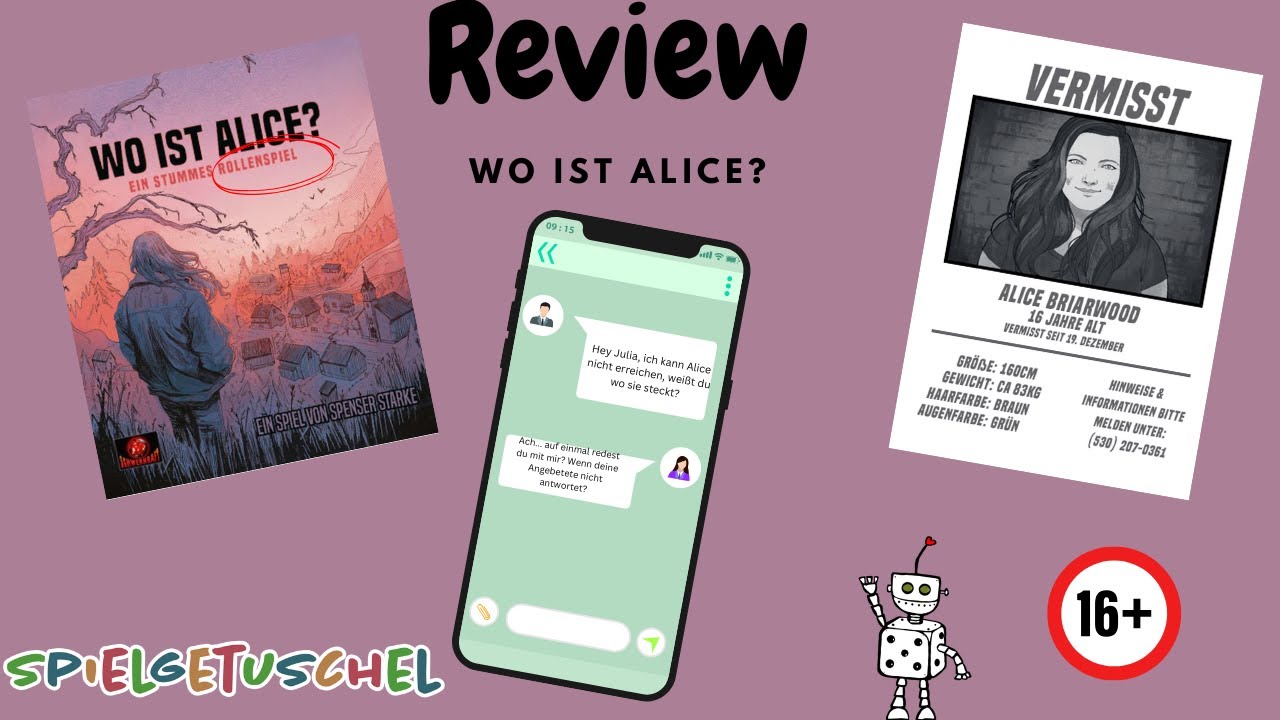 Spielgetuschel Review#35 - Rollenspiel - Wo ist Alice?