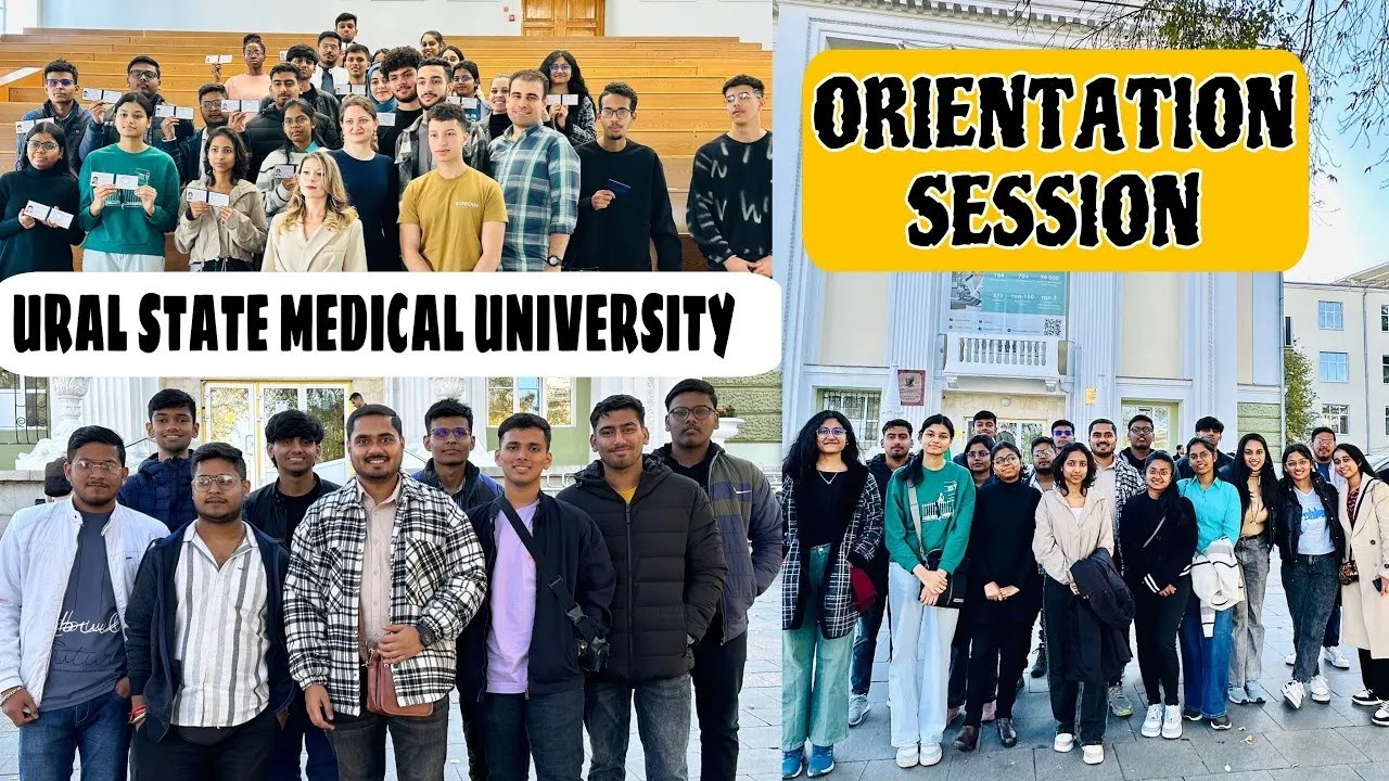 Orientation Day at Ural State Medical University 🇷🇺 | 1st Day of MBBS Journey in Russia 2025