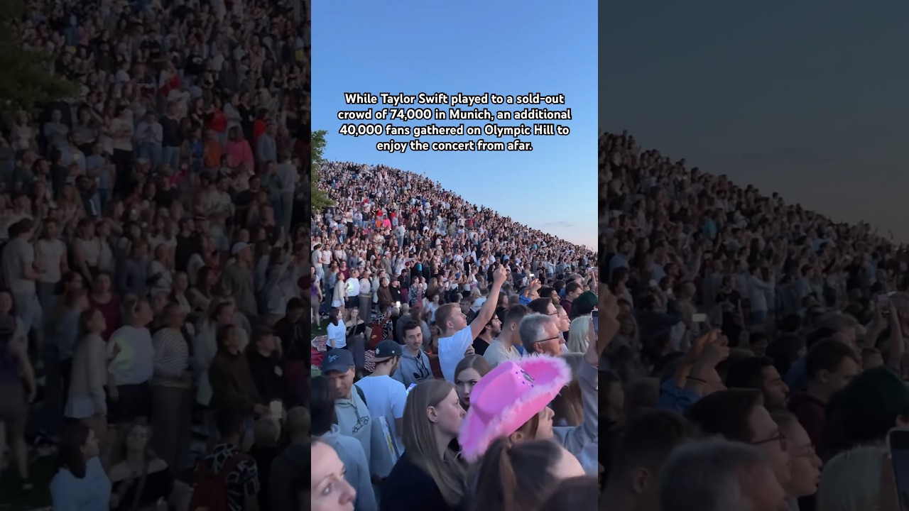 40,000 Fans Gather on Olympic Hill to Watch Taylor Swift's Munich Eras Tour! #taylorswift