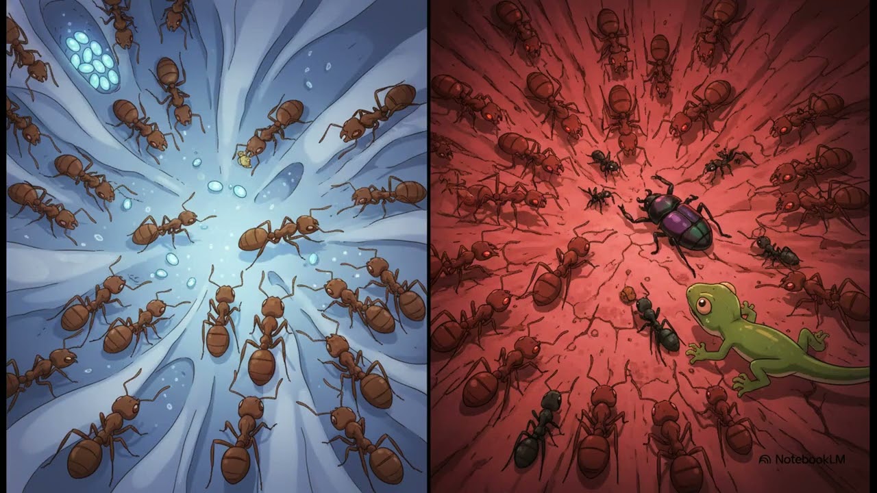 The billion ant mega colony and their all out war