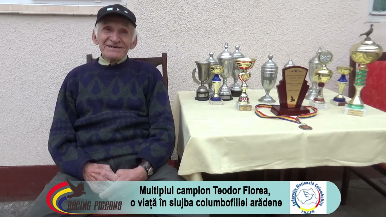 Multiplul campion Teodor Florea, o viață în slujba columbofiliei arădene