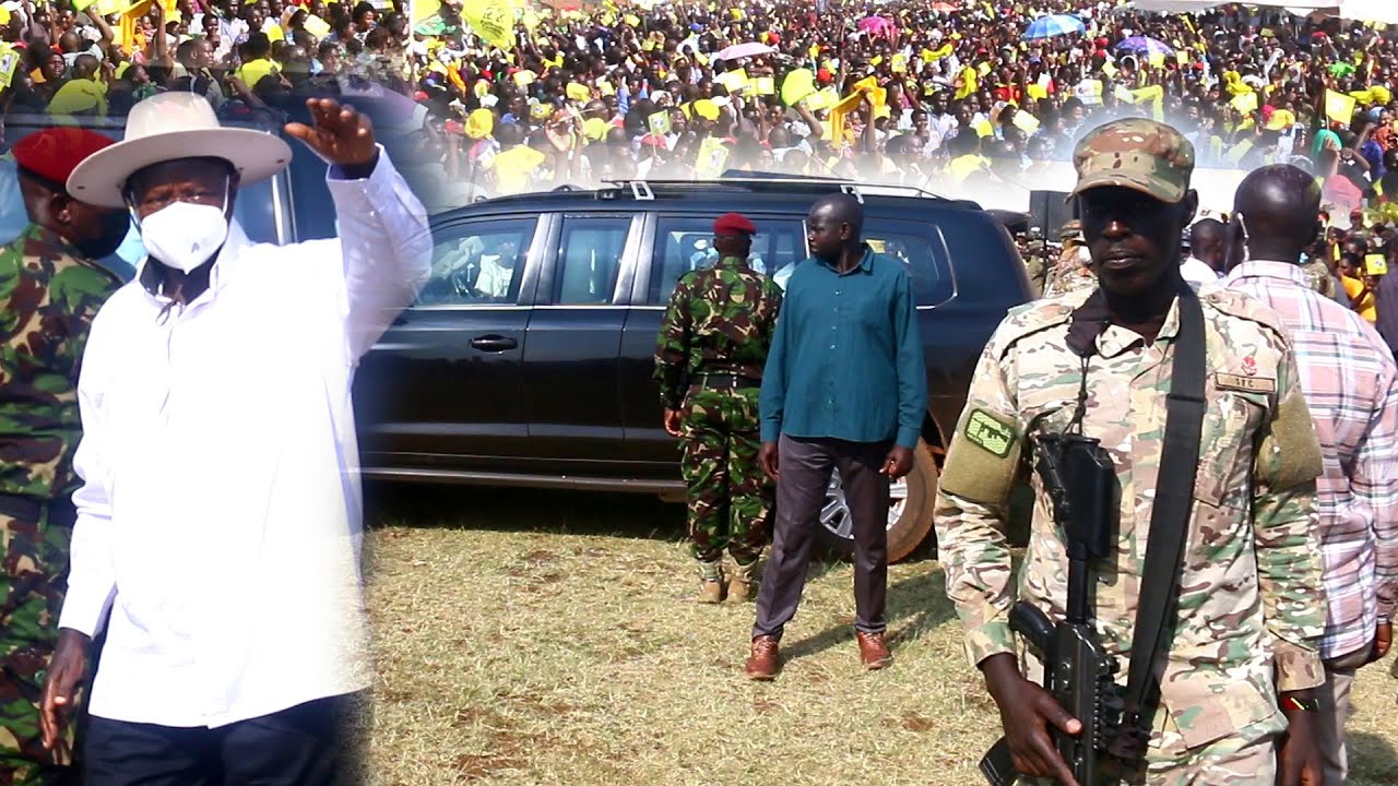 President Museveni's body guard surprised people of Mwizi- Rwampara district.