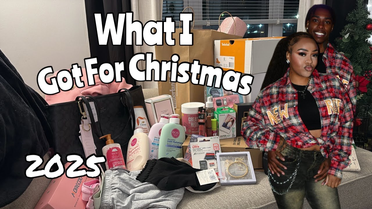 Christmas GRWM + WHAT I GOT FOR CHRISTMAS 2025