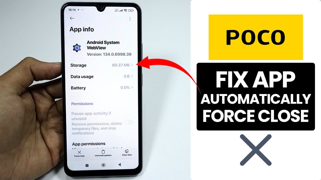 Any Poco Phone: How to Fix App Automatically Force Close