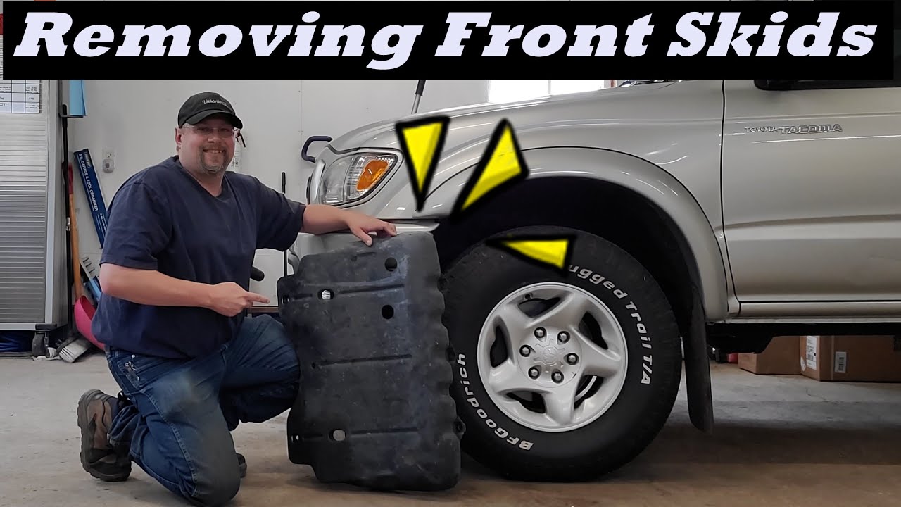 Removing Front Skid Plate on Toyota Tacoma SR5 - Bad Wrench