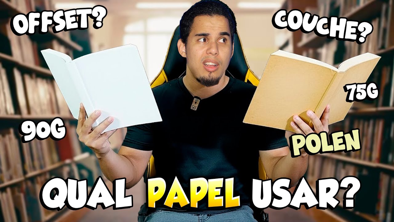 Qual papel eu utilizo no miolo do meu livro?