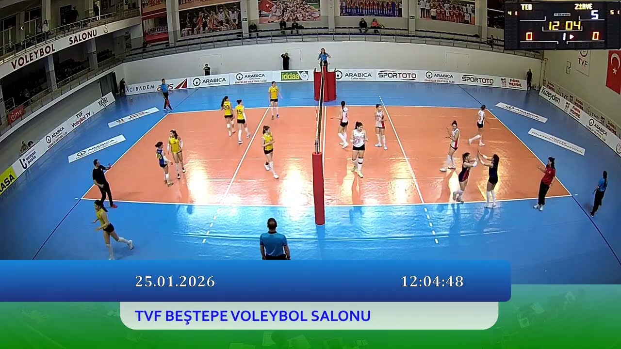 TED ANKARA KOLEJLİLER - BAŞKENT ZİRVE Kadınlar 2.Ligi