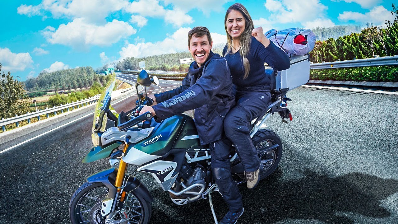 PEGAMOS A ESTRADA DE MOTO!! NOSSA PRIMEIRA VIAGEM JUNTOS