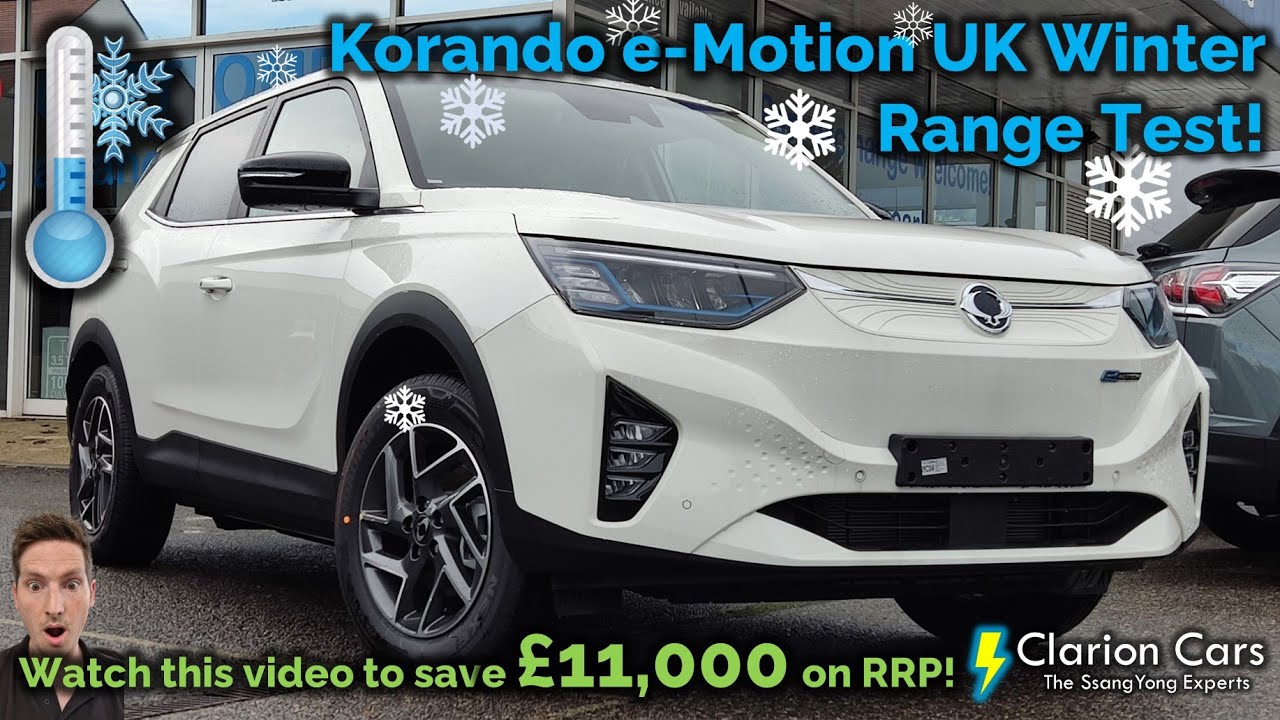Korando e-Motion UK winter range test + Save £11,000 in a special Xmas deal for YT viewers!