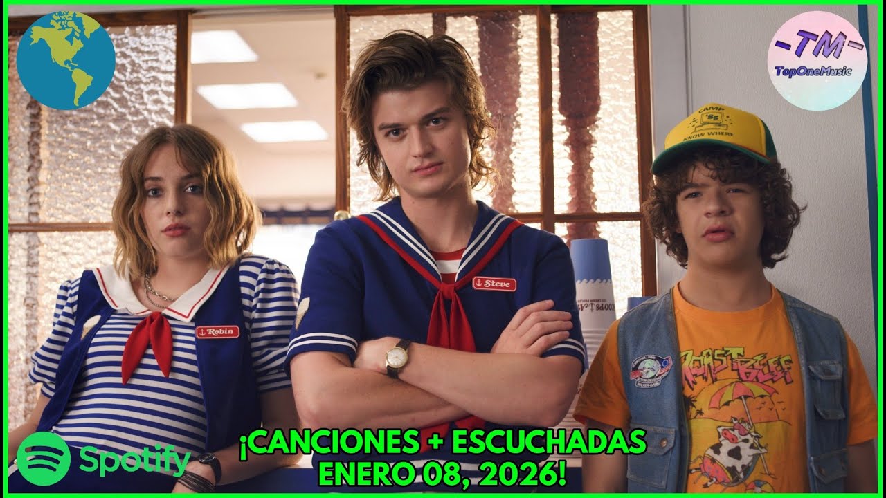 Spotify Top 200 Global 🌎 | Canciones M&aacute;s Escuchadas del Mundo (Enero 08, 2026) 🔥