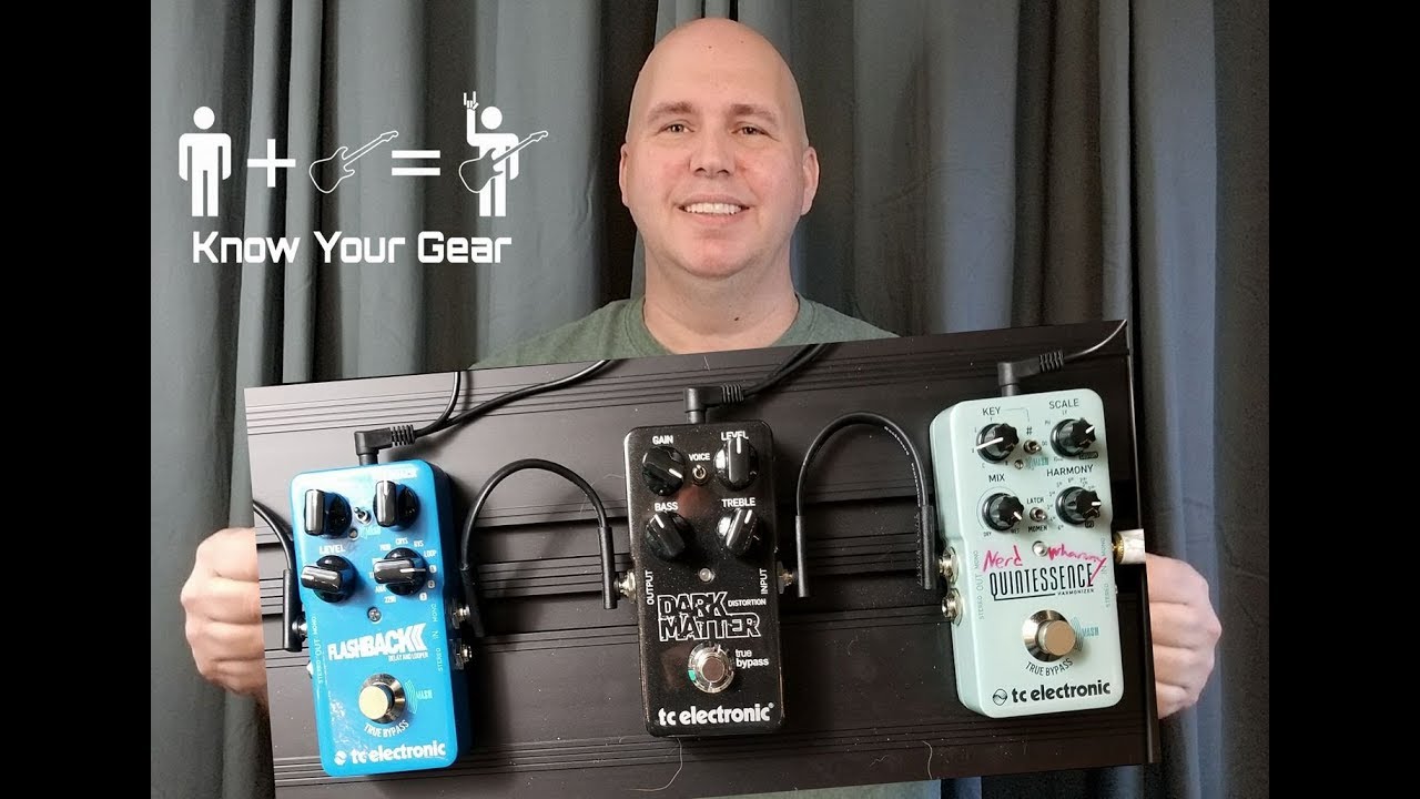 TC Quintessance, Dark Matter, & Flashback II Pedal Combo