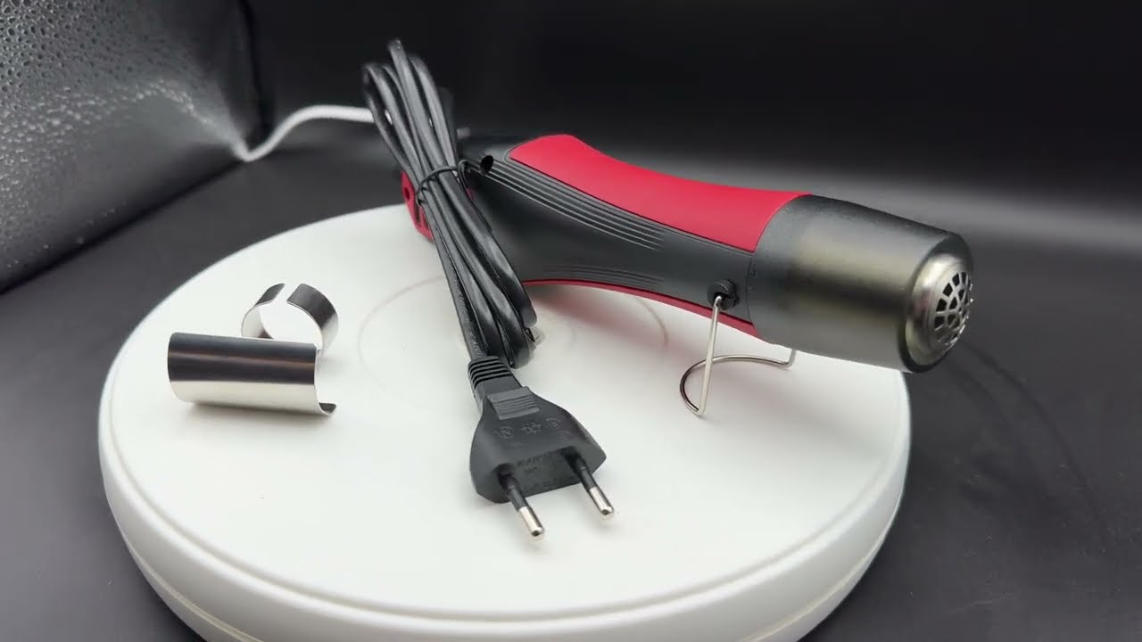 KAIWEETS 450°C Mini Heißluftpistole mit Edelstahldüse, 450W Heißluftföhn Unboxing und Anleitung
