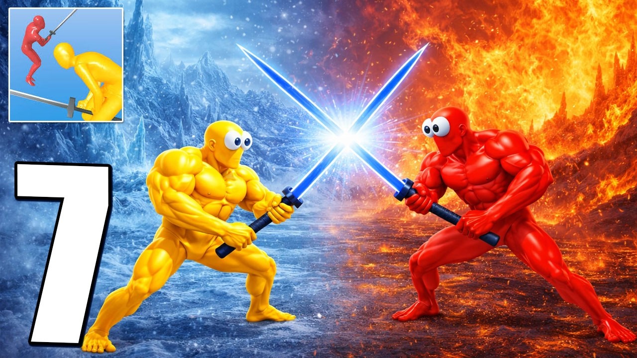 Ragdoll Blade - Gameplay Walkthrough Part 7 - The Sword Man Master, Fun 1vs1 and Team (iOS, Android)