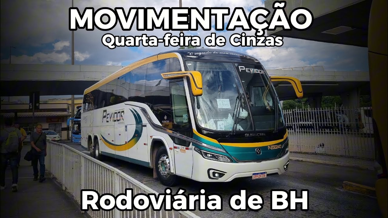MOVIMENTO de desembarque na Quarta-feira de Cinzas, na RODOVIÁRIA de BELO HORIZONTE
