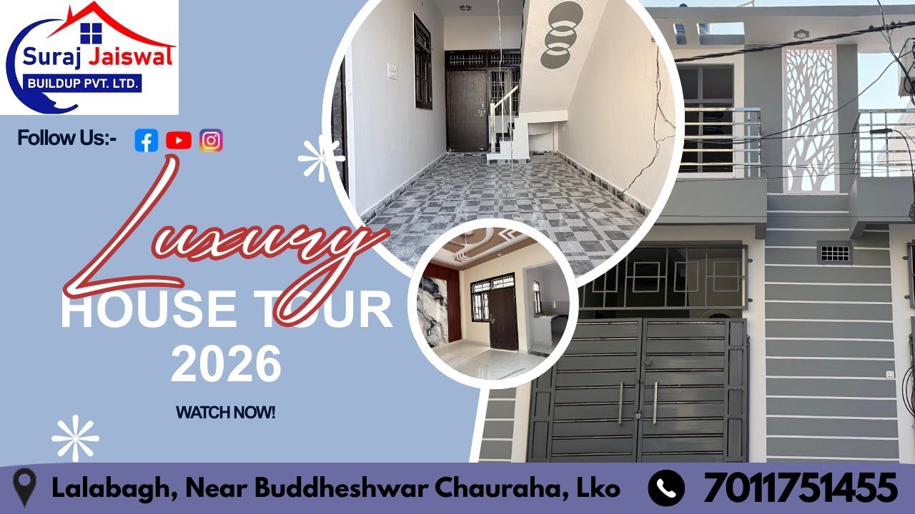 810/- वर्गफुट, 2 BHK खूबसूरत और अच्छी सोसाइटी में 🏠, भूहर, नियर बुद्धेश्वर चौराहा, लखनऊ।📞7011751455 
