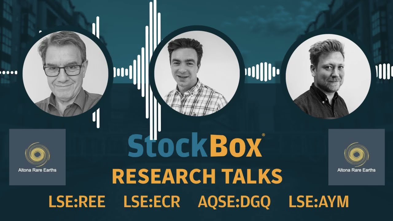 Research Talks  Altona Rare Earths, ECR Minerals, Delta Gold Technologies, Anglesey Mining