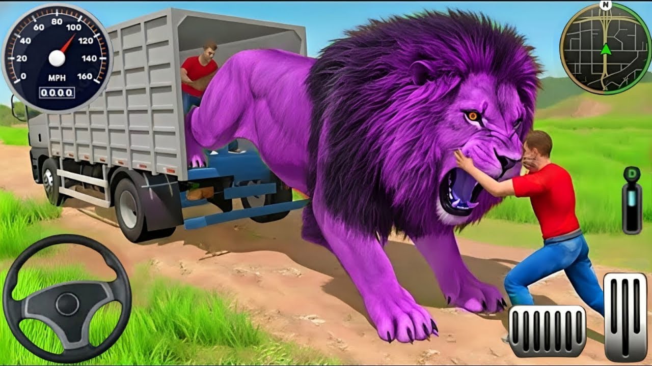 Animal Cargo Truck Driving Game 3D - Animal Transport Cargo Truck 2024 - Android Gameplay