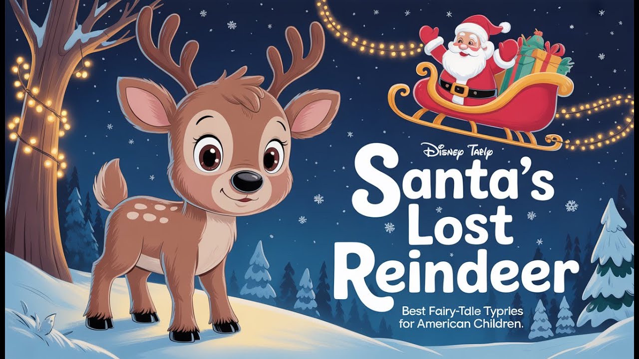 Santa’s Lost Reindeer – Can Christmas Be Saved in Time?- FairyTale Friends