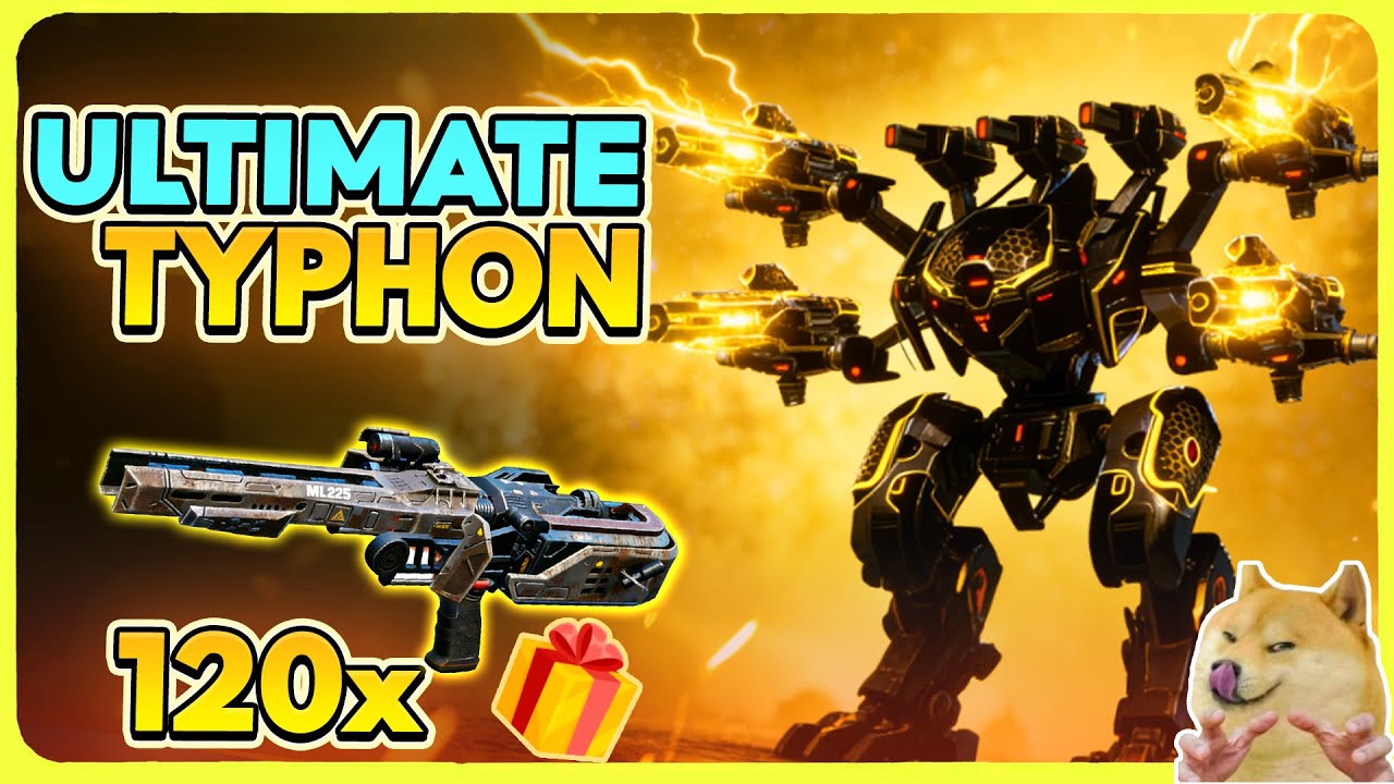 💥NEW Ultimate TYPHON +50% dmg & speed  - 🎁 120x VENIRE Giveaway｜  War Robots  #wrunity