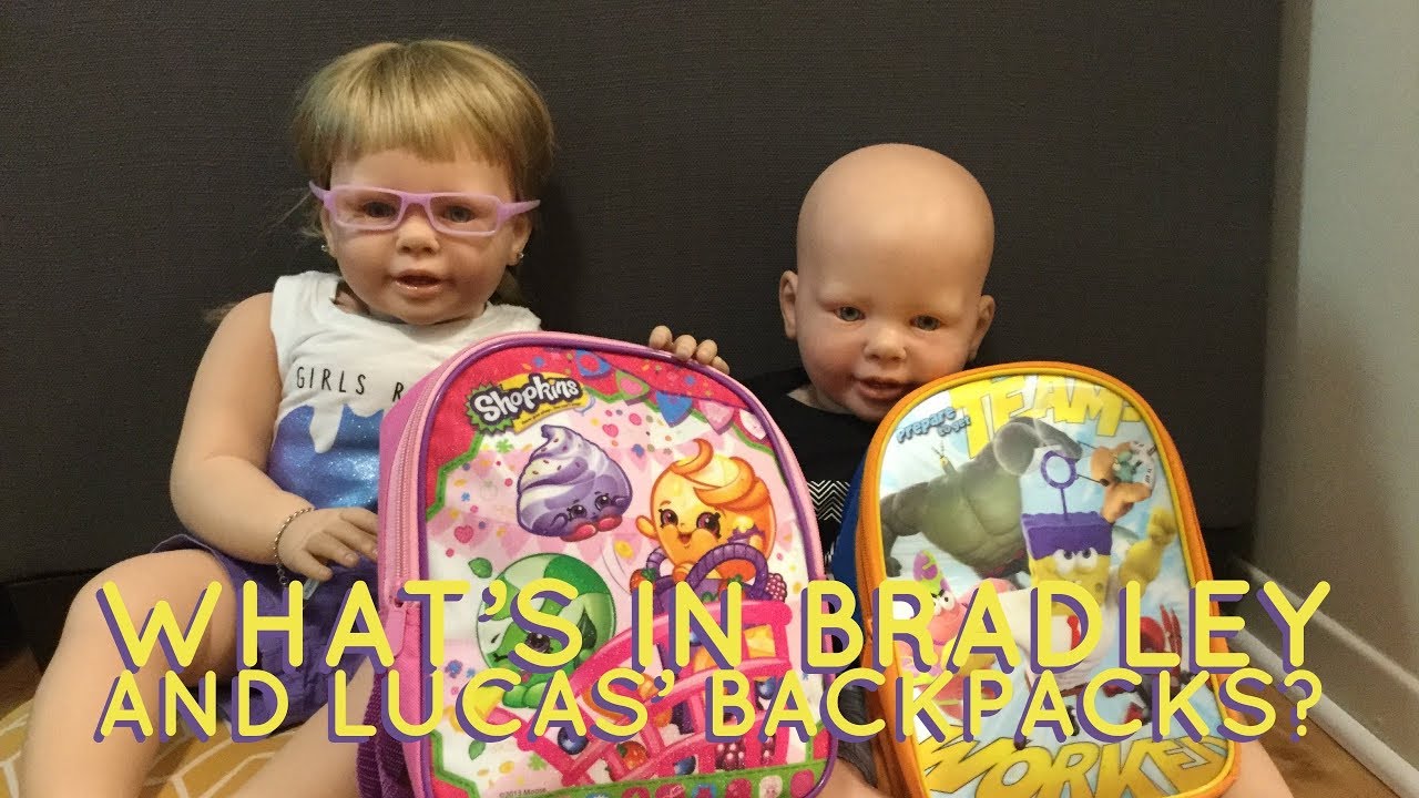 What's In My Reborn Toddlers Backpacks?