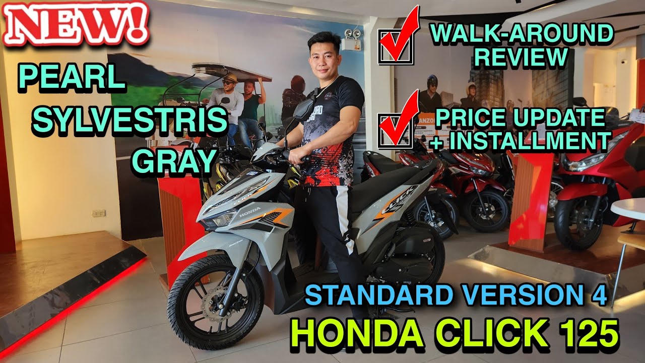 HONDA CLICK 125 Standard Version 4 Pearl Sylvestris Gray