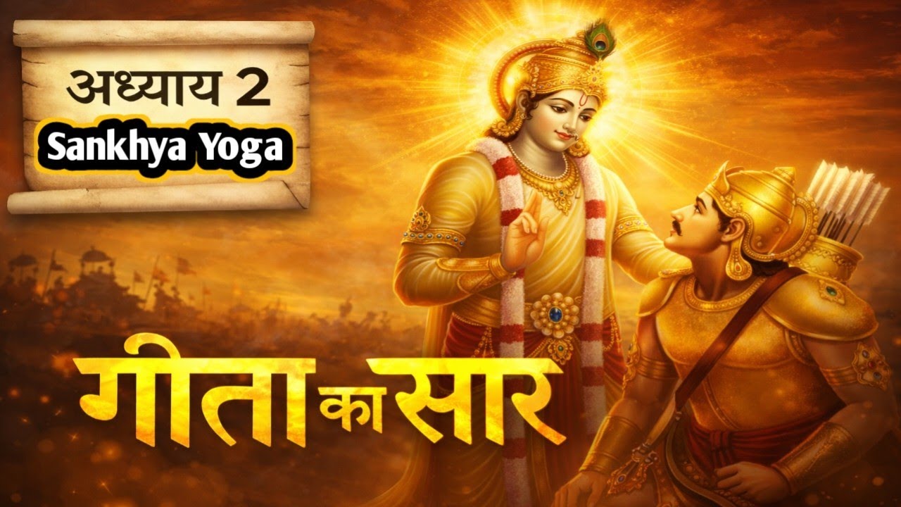 Gita Chapter 2 Sankhya Yoga Explained in Hindi | श्रीमद्भगवद्गीता